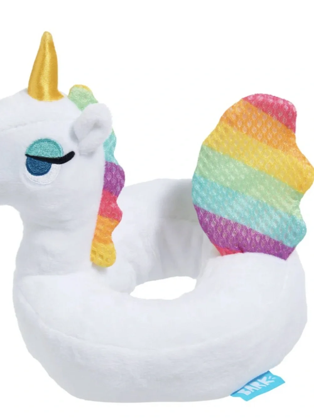 Bark ‘Tina The Tubular Unicorn’ White Unicorn Plush Dog Toy
